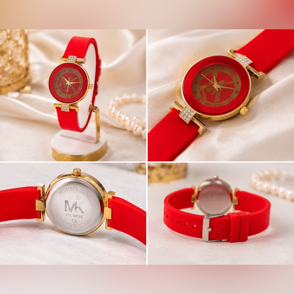 D&G Style Black & Gold Women’s Watch | Crystal Accent Luxury Fashion Watch